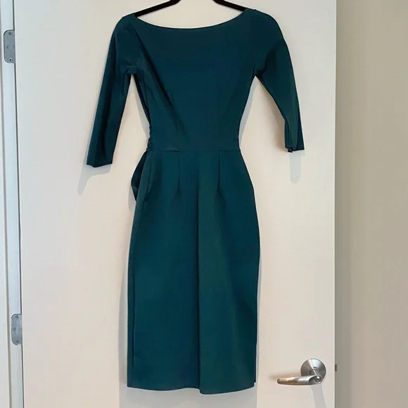 Chiara Boni Teal Dress - Picture 4 of 5